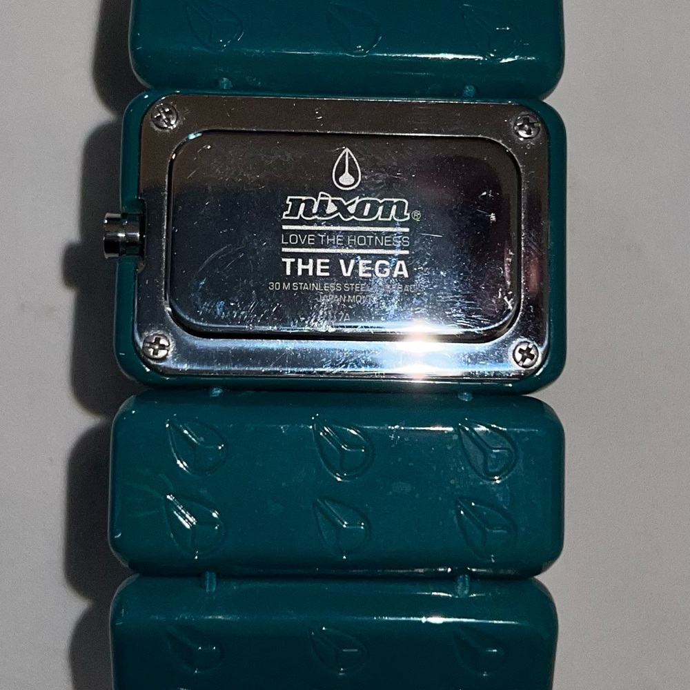 Nixon Teal Rectangular Bracelet Watch - image 5